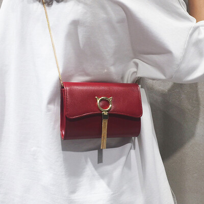 

Summer bag handbags new 2019 summer small fresh Korean version of the wild single shoulder slung fashion chain small square bag