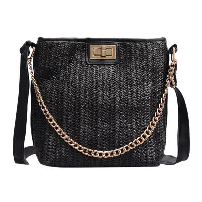 

Fashion Straw Weave Women Crossbody Bag Beach Shoulder Messenger Handbags