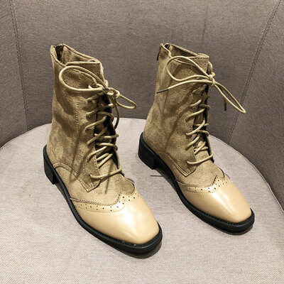 

Shoe Girls Spring&Autumn Single Boots Autumn Martin Boots Girls British Wind Ins Slim Boots