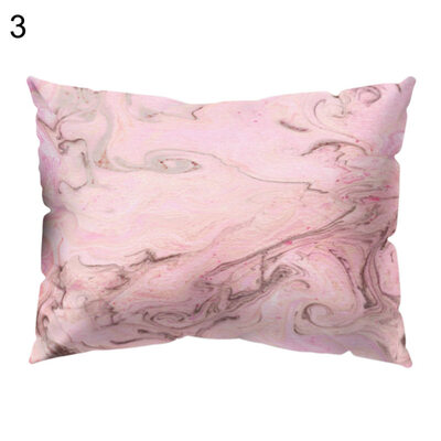 

Fresh Marble Print Pillow Case Cushion Cover Bed Car Cafe Office Decoration