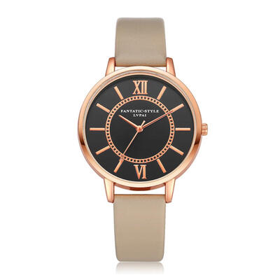 

Hot Womens Watches Business Style Dial Ladies Simple Quartz Wristwatch Casual Leather Strap Clock Gift Mujer Bayan Kol Saati