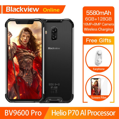 

Blackview BV9600 Pro Helio P70 Waterproof Rugged Smartphone 6GB128GB Android 90 Cellphone 199 AMOLED Outdoor 4G Mobile Phone