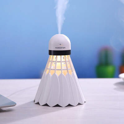 

〖Follure〗Badminton Mini Humidifier Home LED Humidifier Air Diffuser Purifier Atomizer BU
