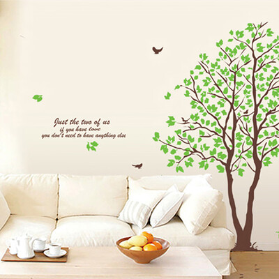 

〖Follure〗Removable Romantic Couple Tree Art Mural Home Decor Room Wall Sticker