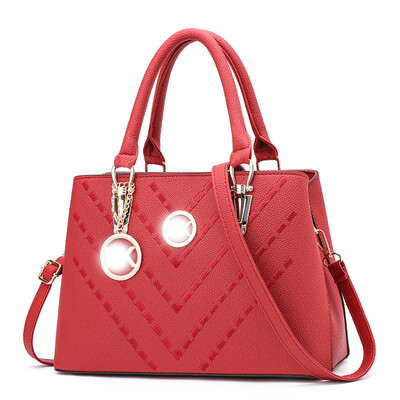 

2019 summer new bag female European&American big bag PU leather fashion handbags Messenger shoulder bag