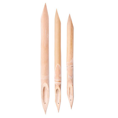 

3pcs Bamboo Puncher DIY Pottery Ceramics Clay Sculpture Carving Tools Set