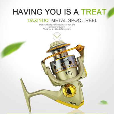 

Saidsome Wheels Fish Spinning Reel 551Carretilhas Pescaria Molinete JX1000-7000series fishing bait fishing lure