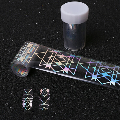

〖Follure〗Rhombus Major Design Nail Art Foil Stickers Transfer Decal Tips Manicure DIY