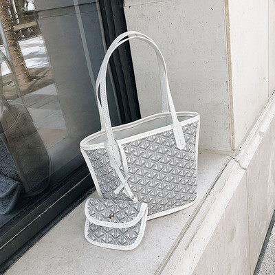 

Emo dog toothbags Korean bamboo girls large-capacity mother-to-child handbag basket Tote Bag
