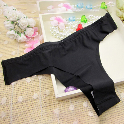 

Sexy Women Casual Ice Silk Seamless Briefs Underwear Low Waist Panties Knickers
