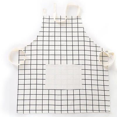 

Greensen Cotton Linen Lattice Apron Dirty&Oil Proof Fashion Aprons for Kitchen&Work Work Apron Lattice Apron