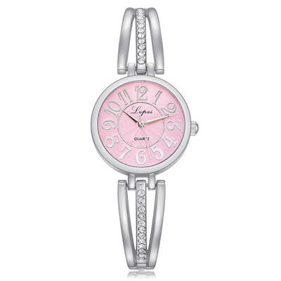 

Trend Fashion Brand Quartz Epoxy Alloy Digital Mirror Womens Bracelet Watch