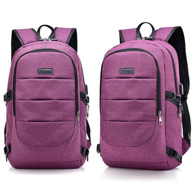 

Casual Large Capacity Backpack Adjustable Computer Bag With USB Jack Practical Students Schoolbag For Outdoor Travel