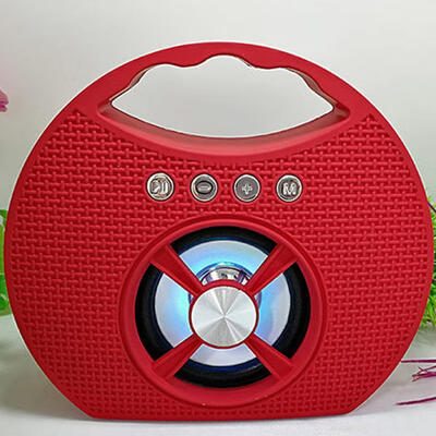

Portable Bluetooth Speaker Wireless Subwoofer MP3 Player With Colorful LED Lights FM Radio TF Card Slot Hook Design