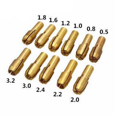 

〖Follure〗11pcsSet 05-32mm Small Electric Drill Bit Collet Micro Drill Chuck Set