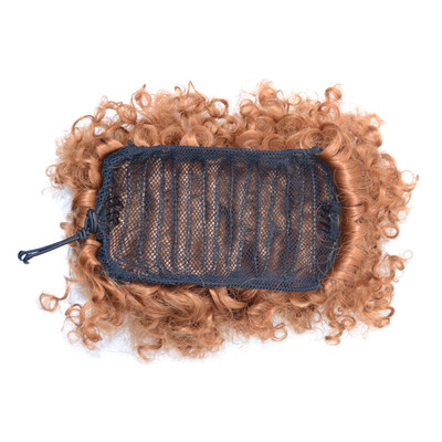 

Gobestart Curly Hair Chignon Drawstring Clip In Hair Bun Scrunchie Updo Ponytail Extension