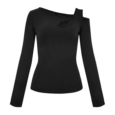 

Women Slim Fit Solid Tops Off Shoulder Blouse T-shirt Casual Summer Plus Size