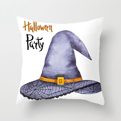 

New Halloween Pumpkin Pillow Case Waist Throw Cushion Cover Sofa Holiday Decoration Home Sofa Decor 17 Styles