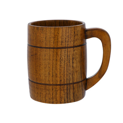 

Siaonvr 1X Wooden Tea Cups Jujube Wood Mug Handmade Barrel Juice Beer Cup Durable Travel