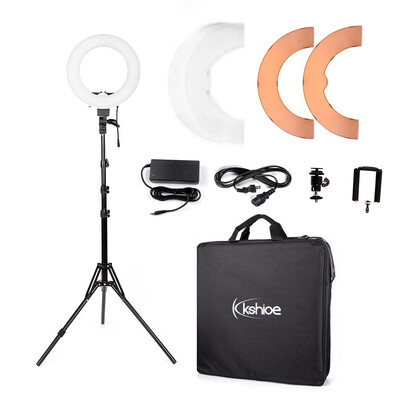 

12" LED Photography Camera Ring Light Dimmable 5500K Lighting Photo Video Stand