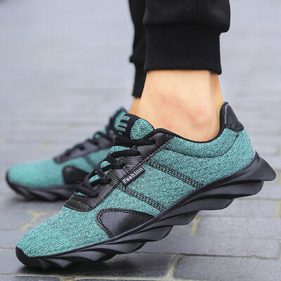 

2019 autumn new mens mesh casual shoes Korean mens shoes breathable sports shoes trend running shoes wholesale