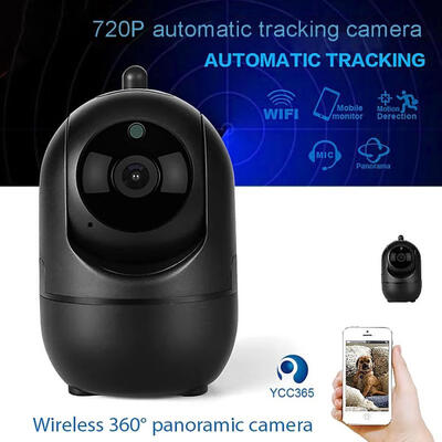

WiFi Home Security Camera 720P HD Wireless Surveillance System With Motion Detection Auto Motion TrackingEU Plug