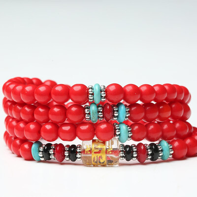 

Multicolor Crystal Bracelet Multi-Circle Bracelet Couple Accessories