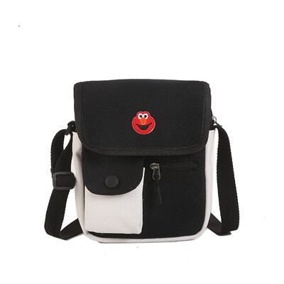 

Handset small bag female Korean version of Joker casual canvas messenger bag Japanese student girl shoulder bag