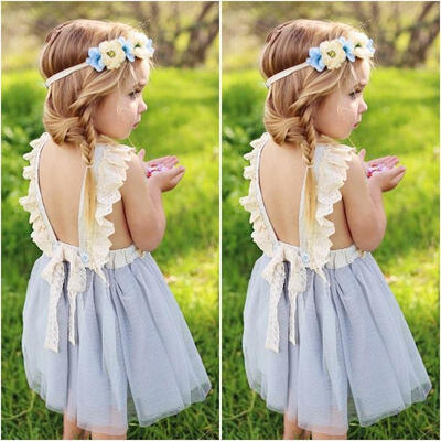 

Flower Girl Princess Sequins Dress Toddler Baby Wedding Fancy Party Tutu Dresses