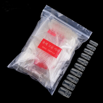 

Toponeto 500PCS Mixed Set False Nail Tips Artificial Fake Nails Art Acrylic Manicure