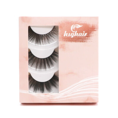 

HUISGHAIR 25mm 7D luxury mink on hair natural three-dimensional thick eyelashes beauty tools 14518