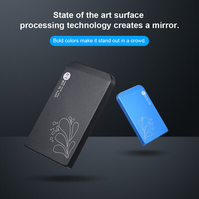 

25 Inch HDD Case USB30 to SATA HDD Converter Adapter External Case 4TB Hard Disk Drive Box External HDD EnclosureBlue