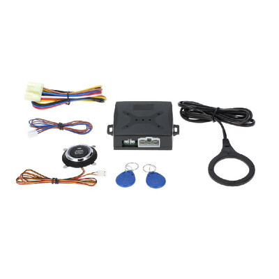 

Universal Car Alarm System Driving Security Push Button Engine Start RFID Lock Ignition Starter Keyless Entry System