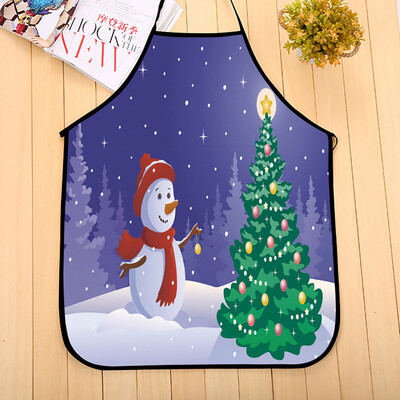 

Siaonvr Christmas Decoration Waterproof Apron Kitchen Aprons Dinner Party Apron