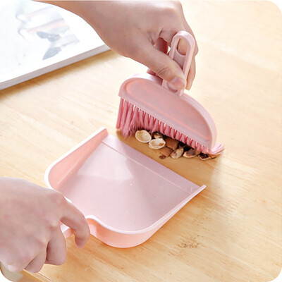 

Siaonvr Mini Desktop Sweep Cleaning Brush Small Broom Dustpan Set