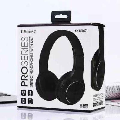 

Ergonomic Bluetooth Over Ear Wireless Headsets Subwoofer Walking Earphones Support TF Card
