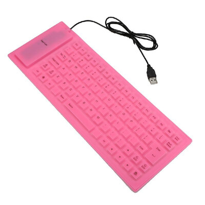 

107 Keys 24G Wireless Low-noise Silicon Keyboard Foldable And Portable Dustproof Waterproof