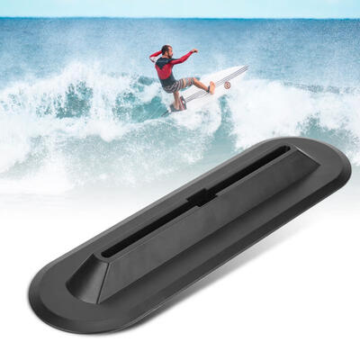 

Greensen Universal Black PVC Durable Sturdy Center Tail Surfing Fin Plug Holder Box Surfboards Accessory