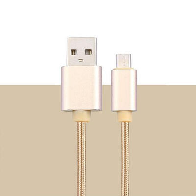 

Portable Type-C Nylon Braided Data Line Practical Fast Charging Cable For Android Mobile Phone