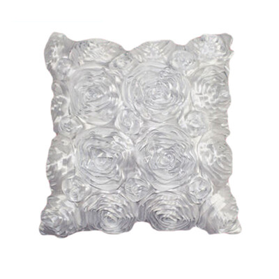 

〖Follure〗Fashion Floral Decorative Satin Throw Sofa Pillow Case Cushion Cover WH