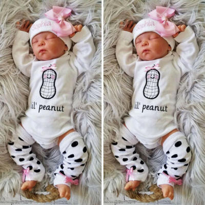 

US Newborn Infant Baby Girl Clothes Long Sleeve Romper Jumpsuit Bodysuit Outfit