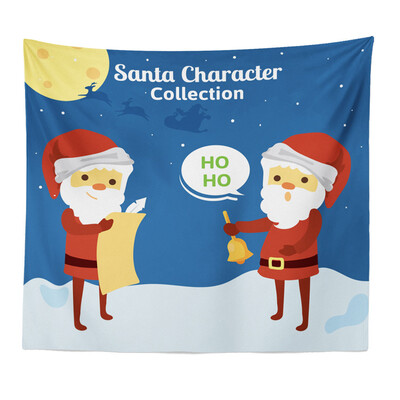 

Tailored Art Home Decor Hanging Tapestry Wall Christmas Textile Blanket Santa Claus