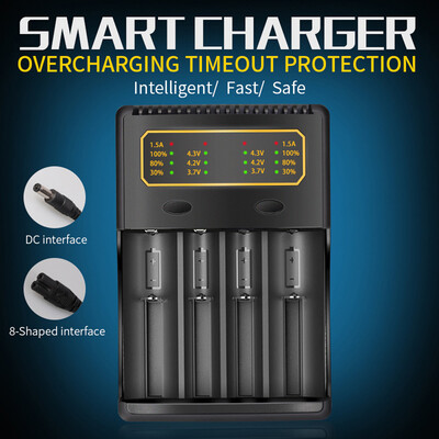 

Saidsome Multi Smart intelligent Battery Charger For 26650 18650 16340 14500 Ni-MH NiCd flashlight lamp