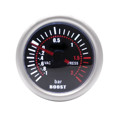 

White Light 52mm Universal 12V LED Smoke Len -102BAR Turbo Boost Gauge Meter Car Meter