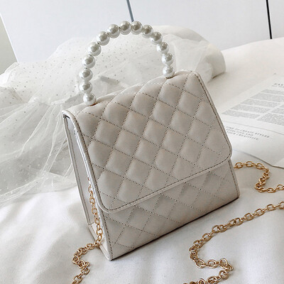 

Pearl Linger chain mini - bag womens new 2019 summer Korean version of a single shoulder satchel