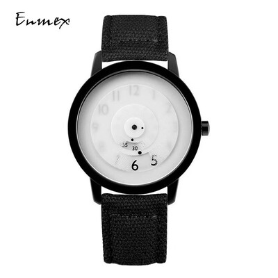 

Enmex cool watch hit color focus creative design dazzling Milan steel belt watch during the translation of holiday gifts