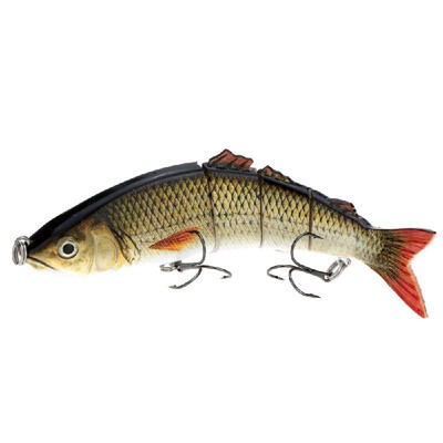 

85" Life Like Hard Bait Multi Jointed Segmented Section Fishing Lure with Treble Hooks