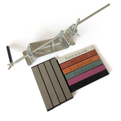 

Upgraded Fixed-angle Knife Sharpener Kit Full Metal Stainless Steel Professional 14 Sharpening Stones