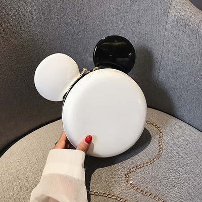 

2019 new cartoon casual personality wild chain Messenger bag fashion temperament cute Mickey girl shoulder bag