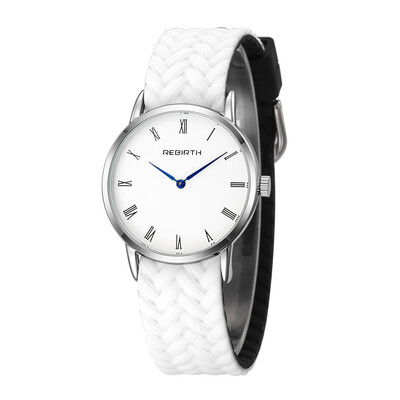

New round belt pointer fashion gift unisex couple quartz watch